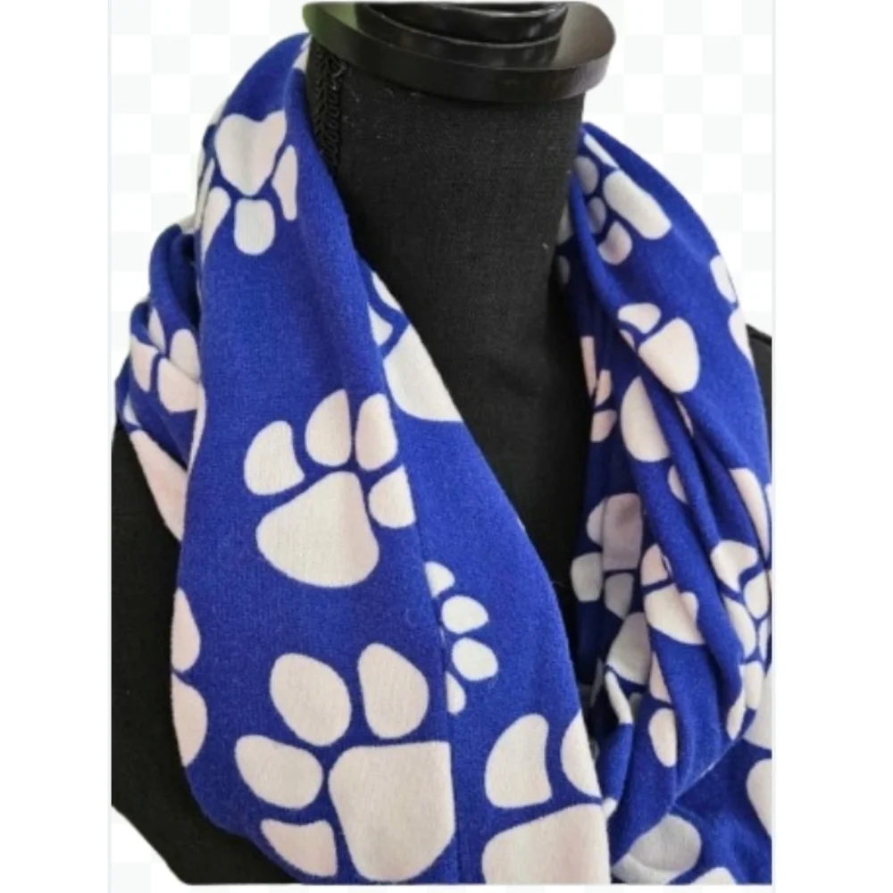 UK WILDCATS Blue Blokecore Cat Paws Football Collegiate Cotton Eternity OS